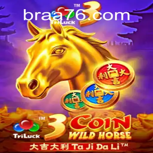 Experience Thrill with 3CoinWildHorse: A76.com Oficial Slots Brasil #1